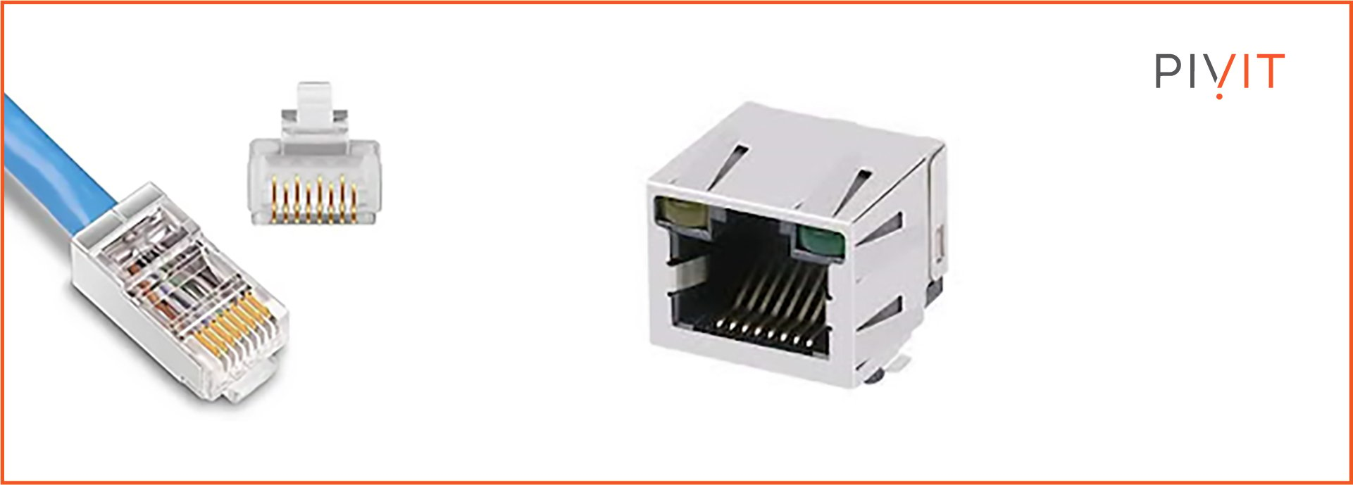 RJ-45 connector and jack