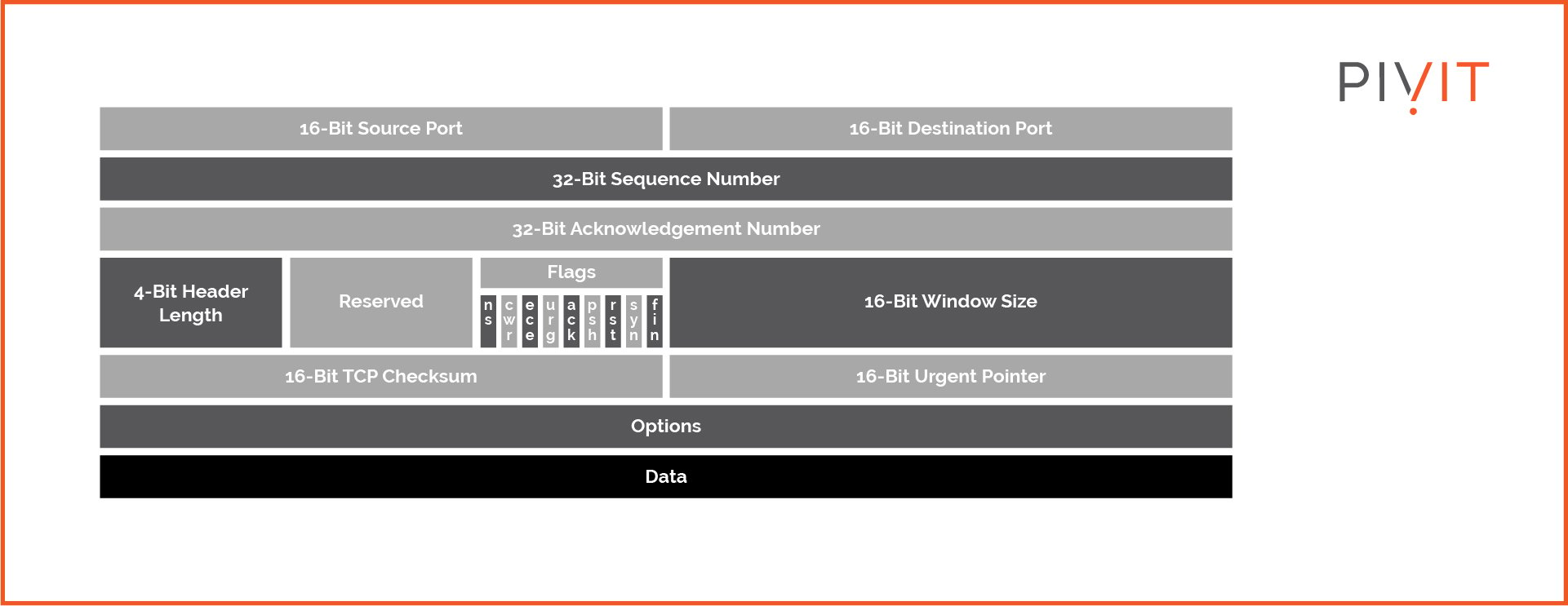 TCP header and its content