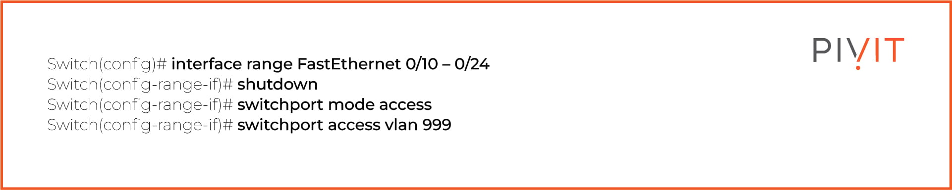 Securing interface access on a switch