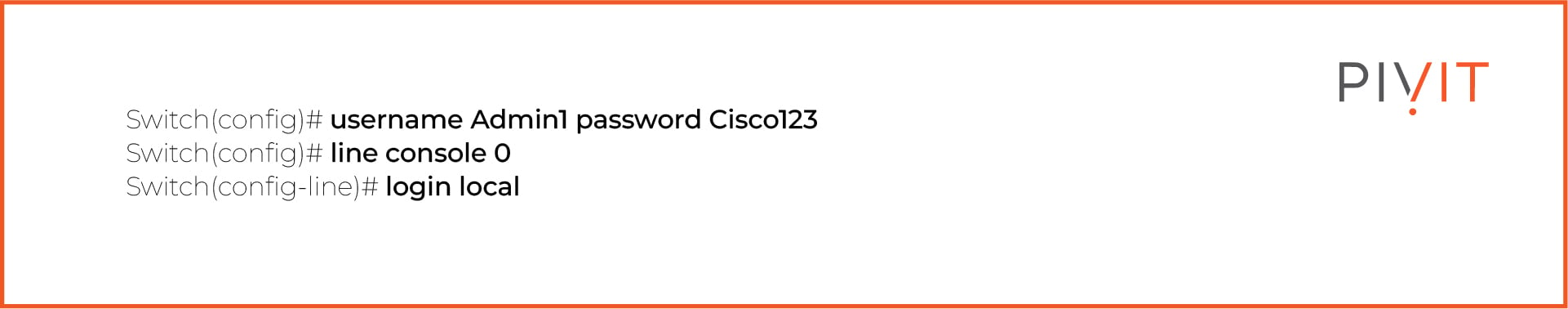 Configuring an account in the local database on a switch