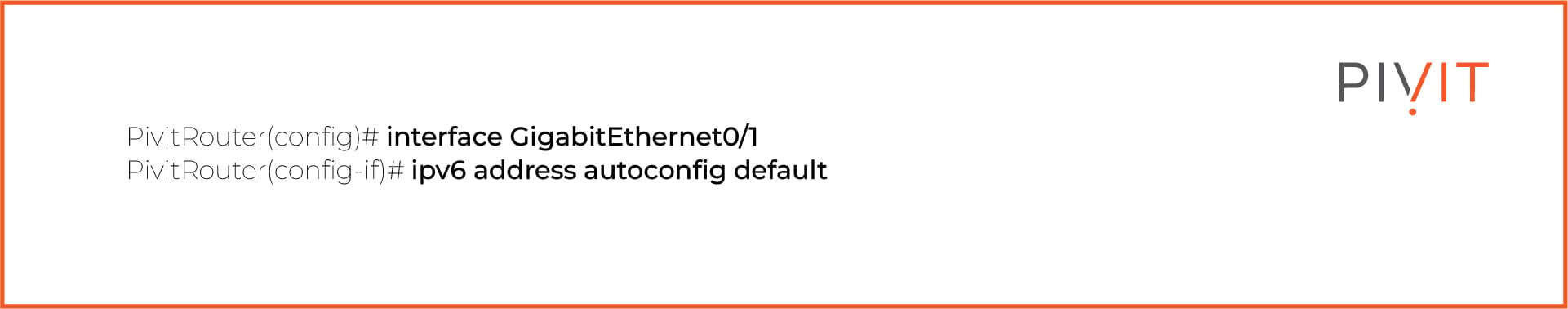 Configuring a public IPv6 address on a router interface using static assignment using EUI-64 interface ID